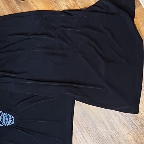 Picadilly Fashion Black and Blue Skirt Set - Picture 5 of 13